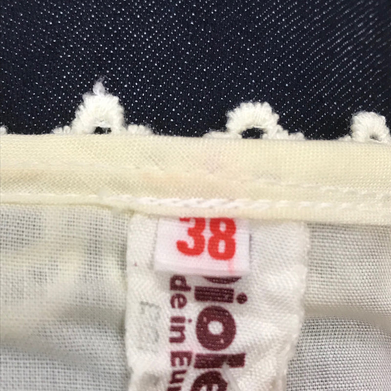 70er Jahre Vintage Dirndlbluse Gr.38, beige mit Glockenärmel