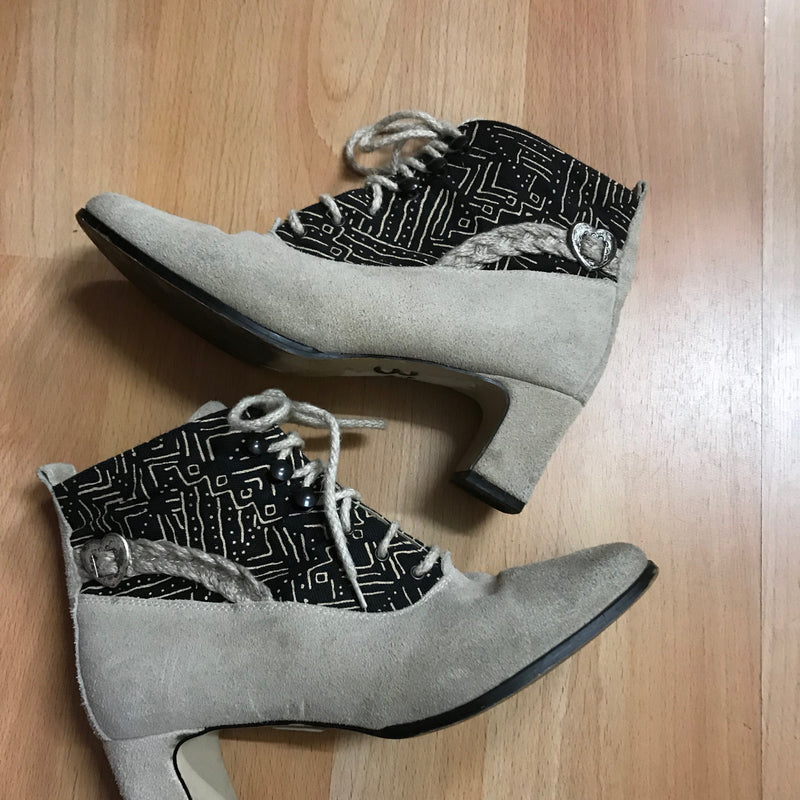 Trachten Stiefeletten Damen Schuhe Gr.37