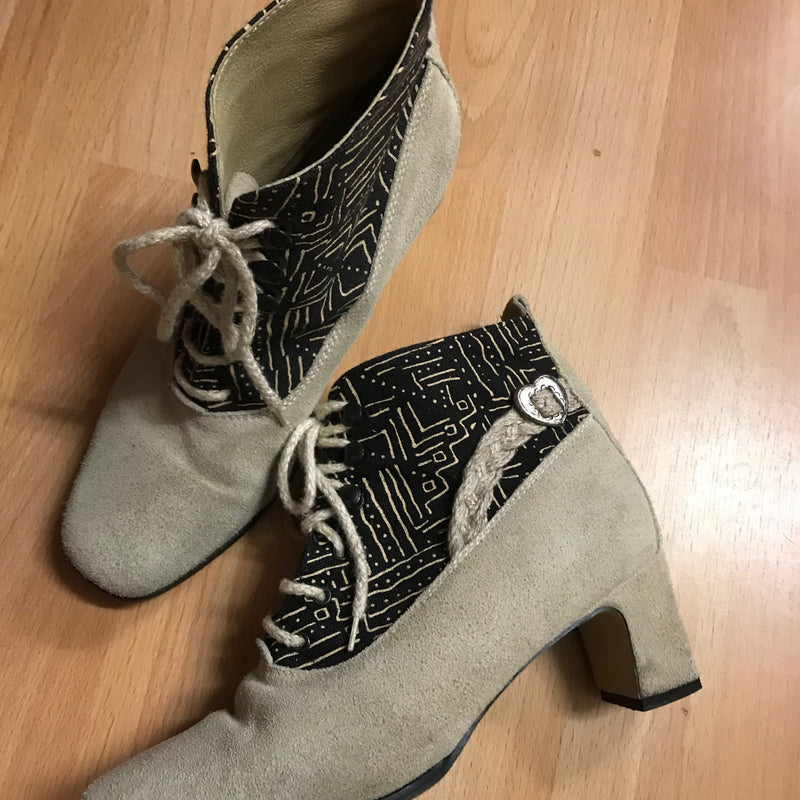 Trachten Stiefeletten Damen Schuhe Gr.37