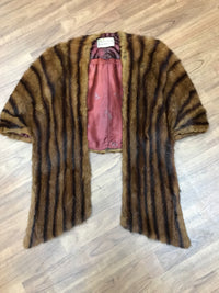 True Vintage Stola Fell Pelz Cape Wickelstola Fur Doktor