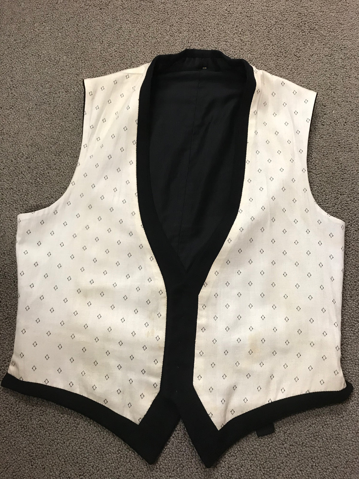 Gilet tailcoat gilet de smoking taille 46 vintage 