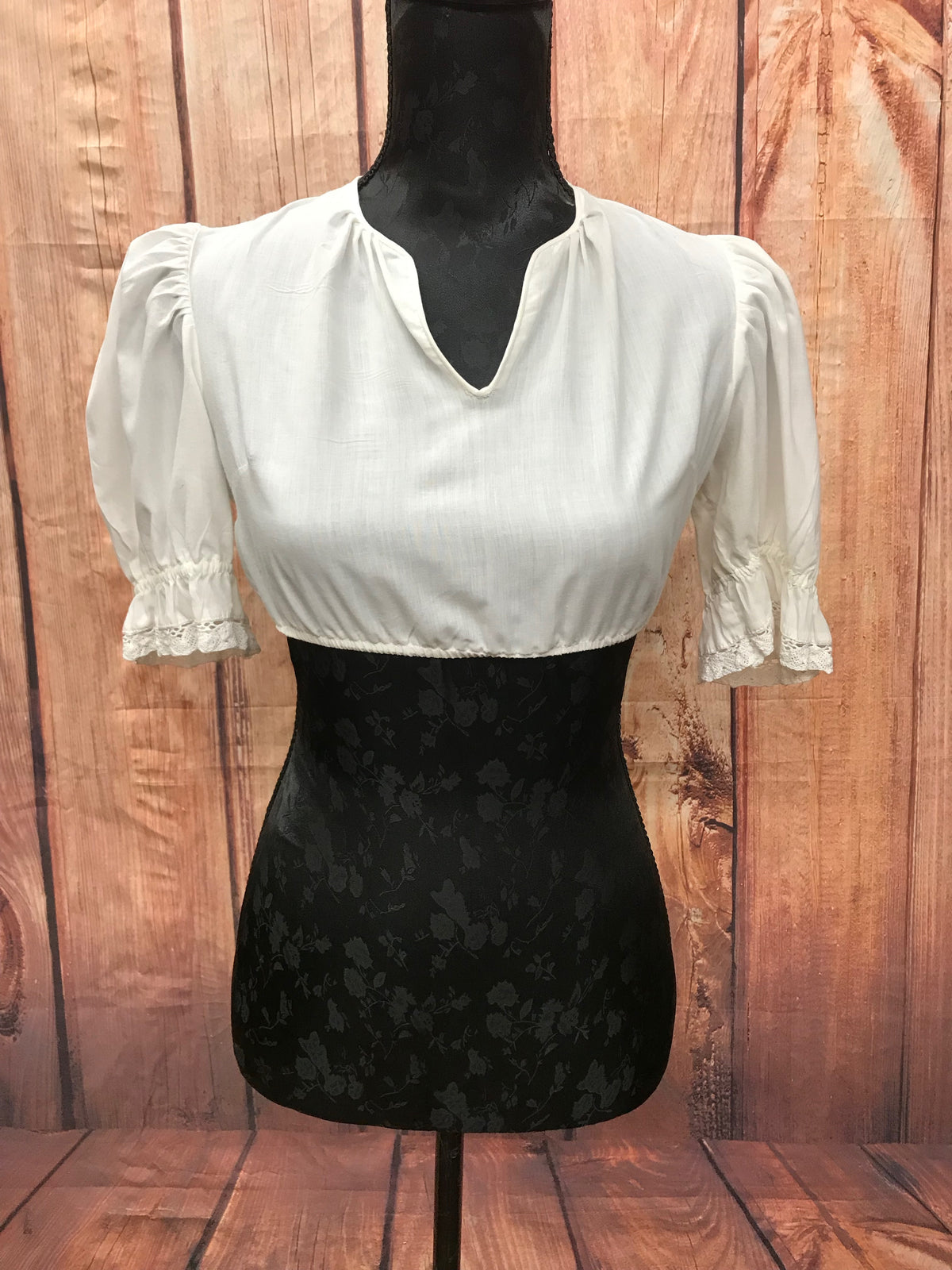 Vintage Dirndlbluse Gr.34/36