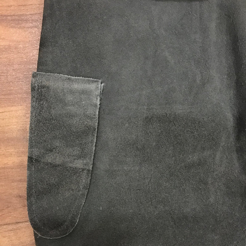 Graue Kniebundlederhose für Herren – Vintage aus den 80/90ern