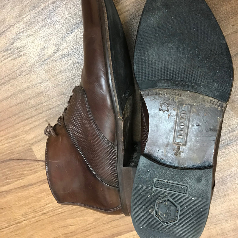 Vintage Leder Herrenschuhe Gr.42, Halbhoch