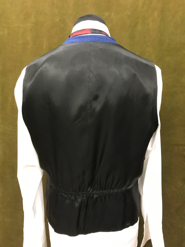 Herren Weste in Blau-Schwarz – Größe 54