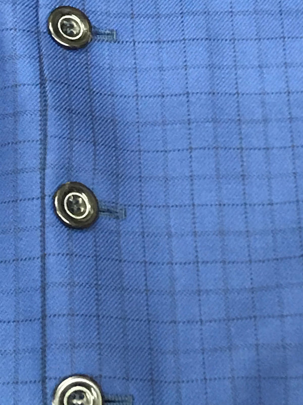 Herren Weste in Blau-Schwarz – Größe 54