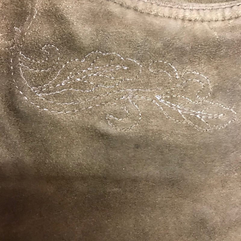 Braune Trachtenlederhose aus Ziegenleder – Größe 48
