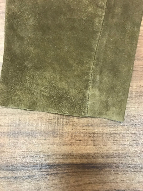 Braune Trachtenlederhose aus Ziegenleder – Größe 48