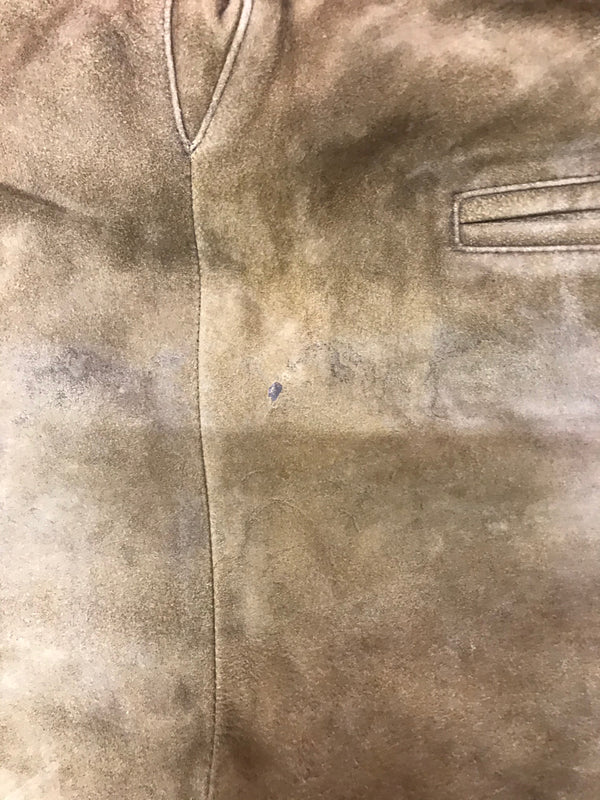 Braune Trachtenlederhose aus Ziegenleder – Größe 48