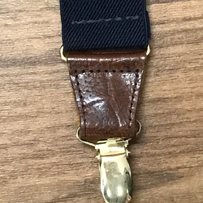 Hochwertige Hosenträger, Braces Made in England, Y-Form mit Clips im Paisley Muster
