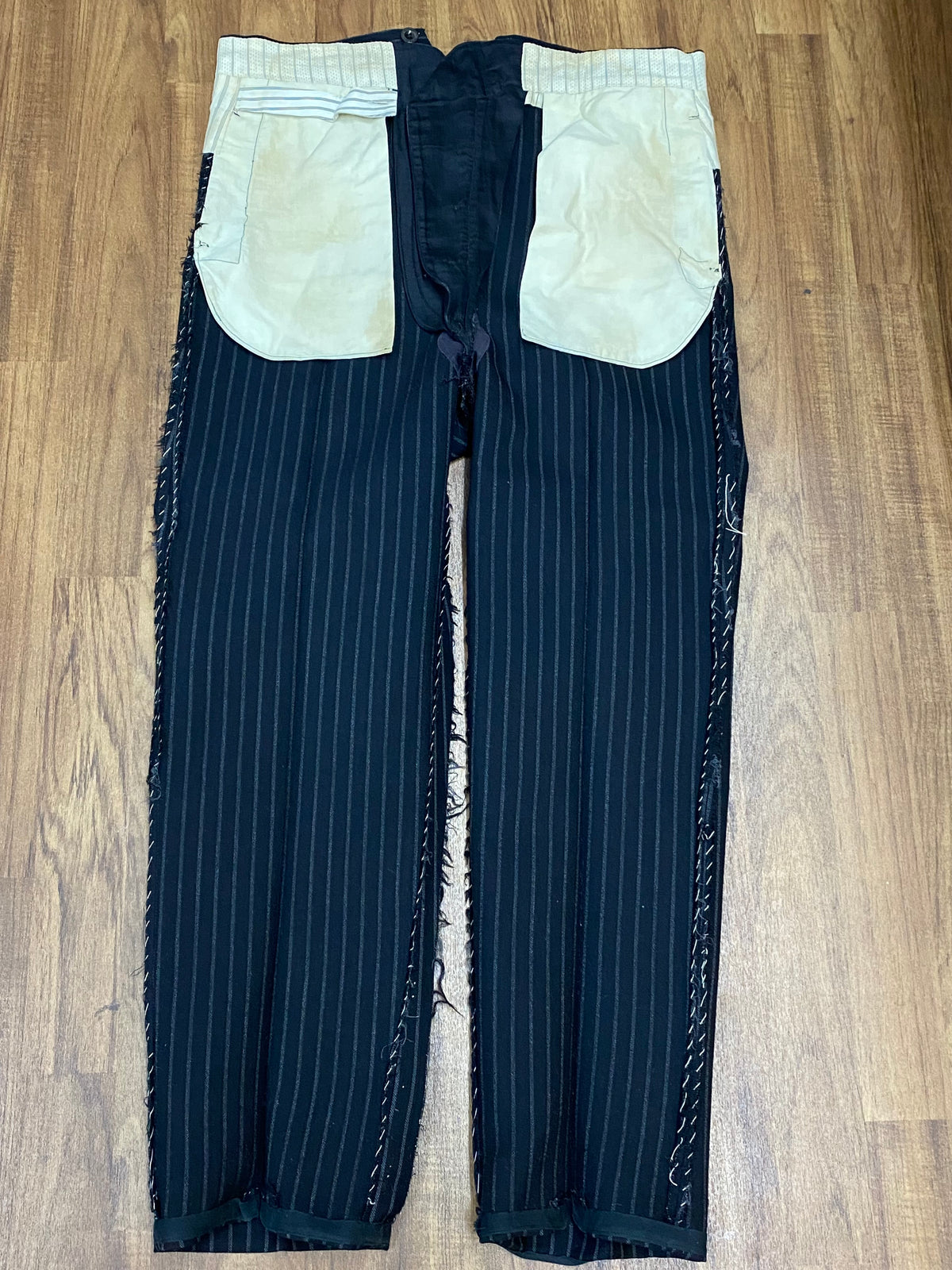 Pantalon Stresemann fait main antique taille 48 ceinture 94 cm