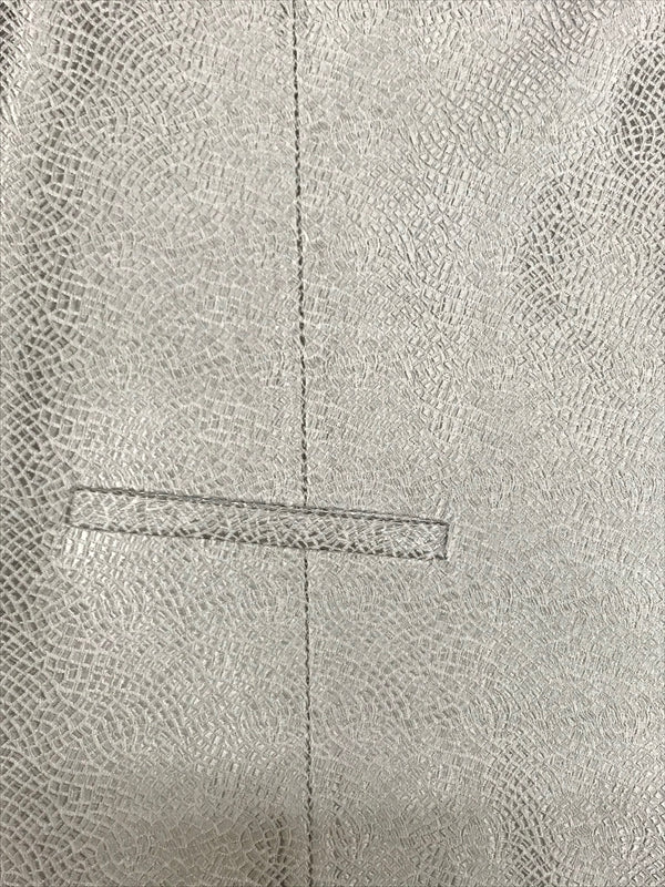 Wilvorst Herren-Weste Set in Creme/Silber, Gr.54