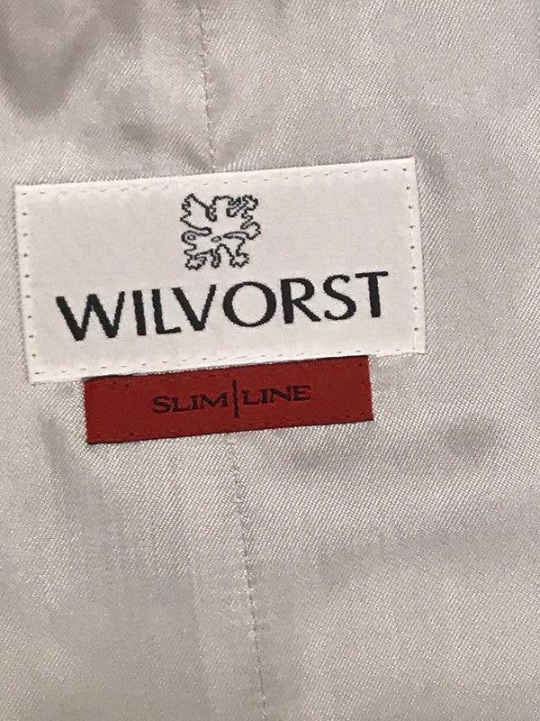 Wilvorst Herren-Weste Set in Creme/Silber, Gr.54