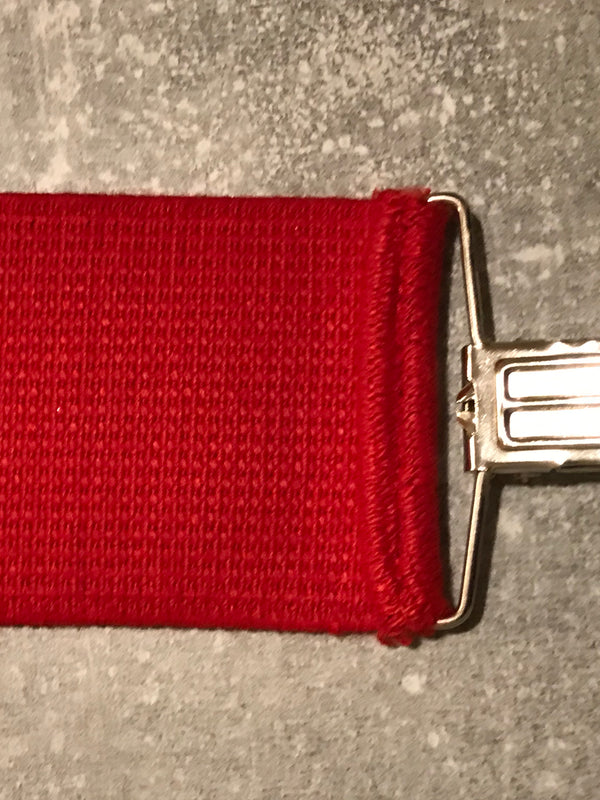 Extra breite Hosenträger in Rot