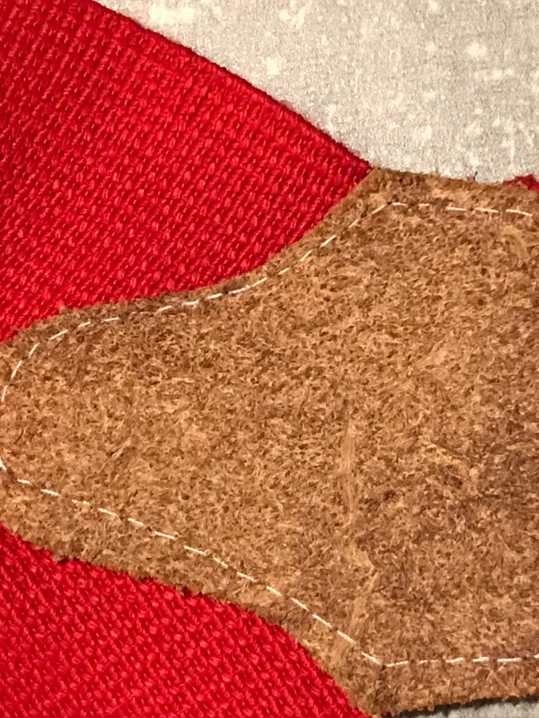 Extra breite Hosenträger in Rot