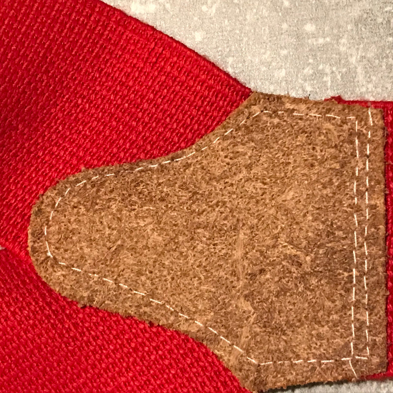 Extra breite Hosenträger in Rot