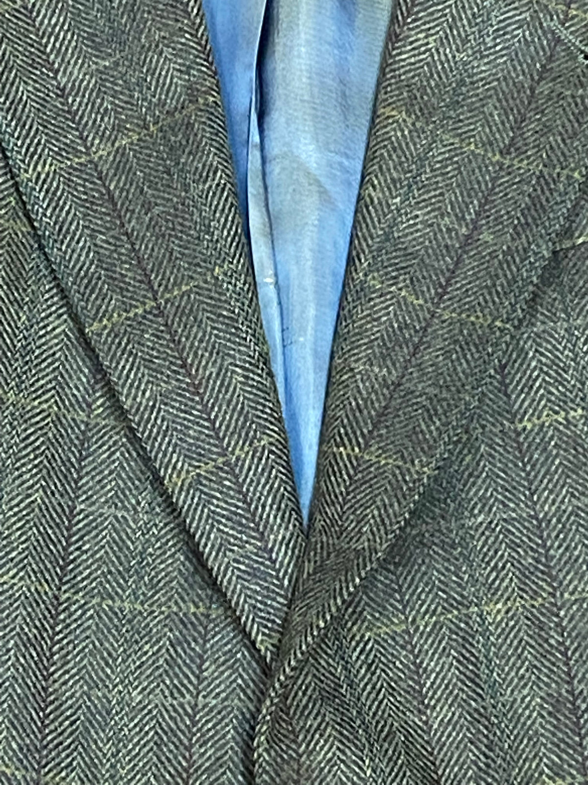 Veste en tweed à carreaux taille 27