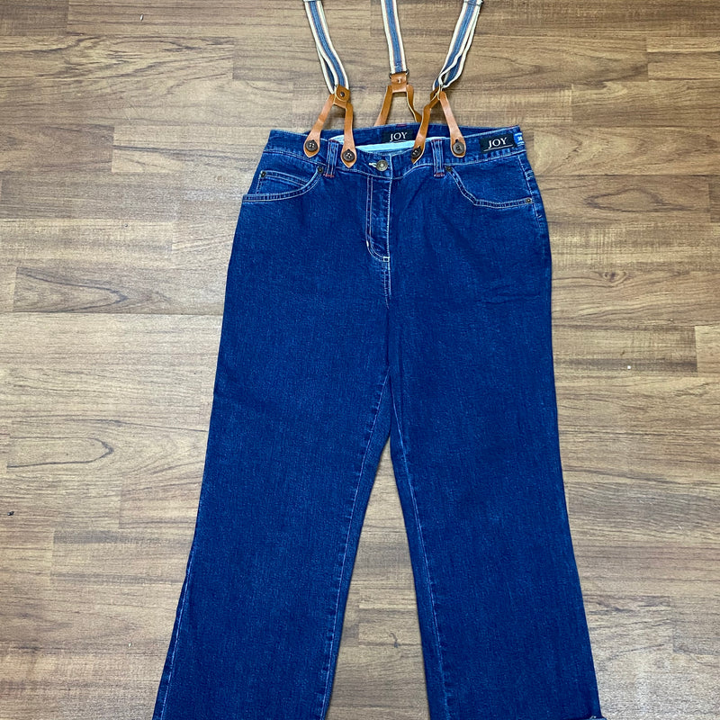 Jeanshose mit Hosenträger im 50er Jahre Retro-Stil, Gr.38