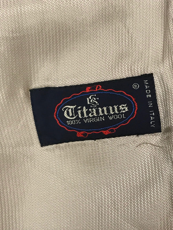 Kariertes Vintage Sakko in Größe 94 aus 100% Schurwolle