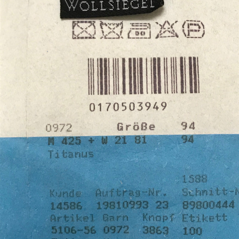 Kariertes Vintage Sakko in Größe 94 aus 100% Schurwolle
