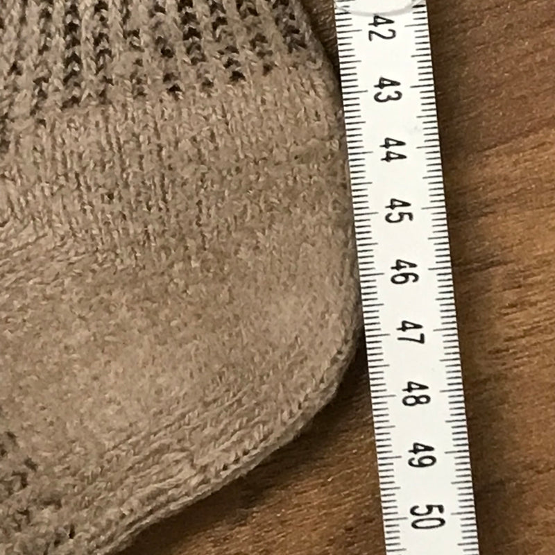 Vintage Kniestrümpfe braun/beige mit Rautenmuster