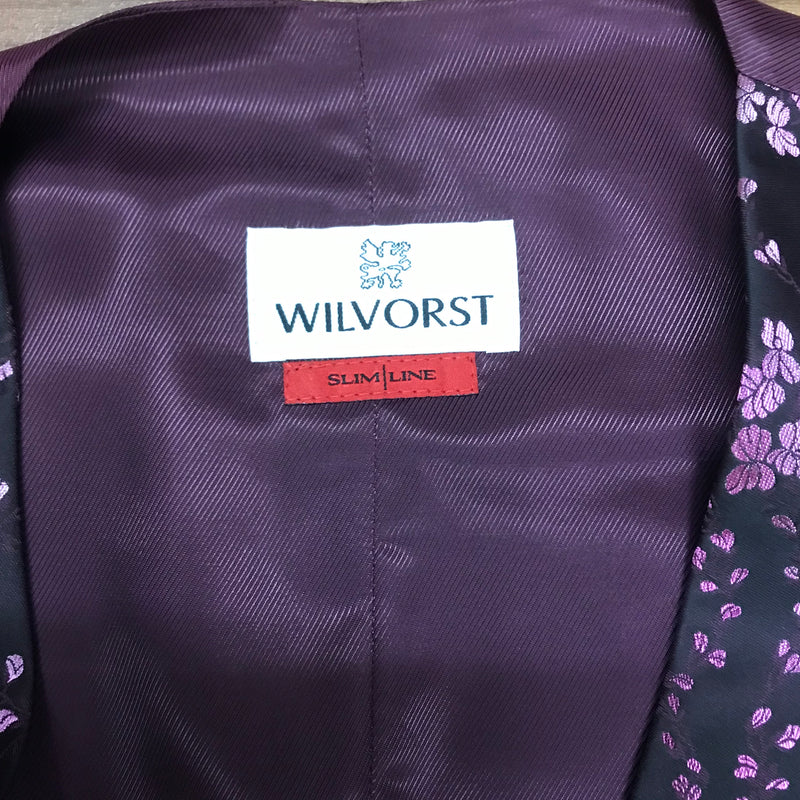 Wilvorst Weste, Einstecktuch und Krawatte, Hochzeitsweste Set Gr.60