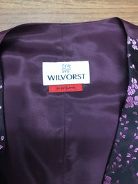 Wilvorst Weste, Einstecktuch und Krawatte, Hochzeitsweste Set Gr.60
