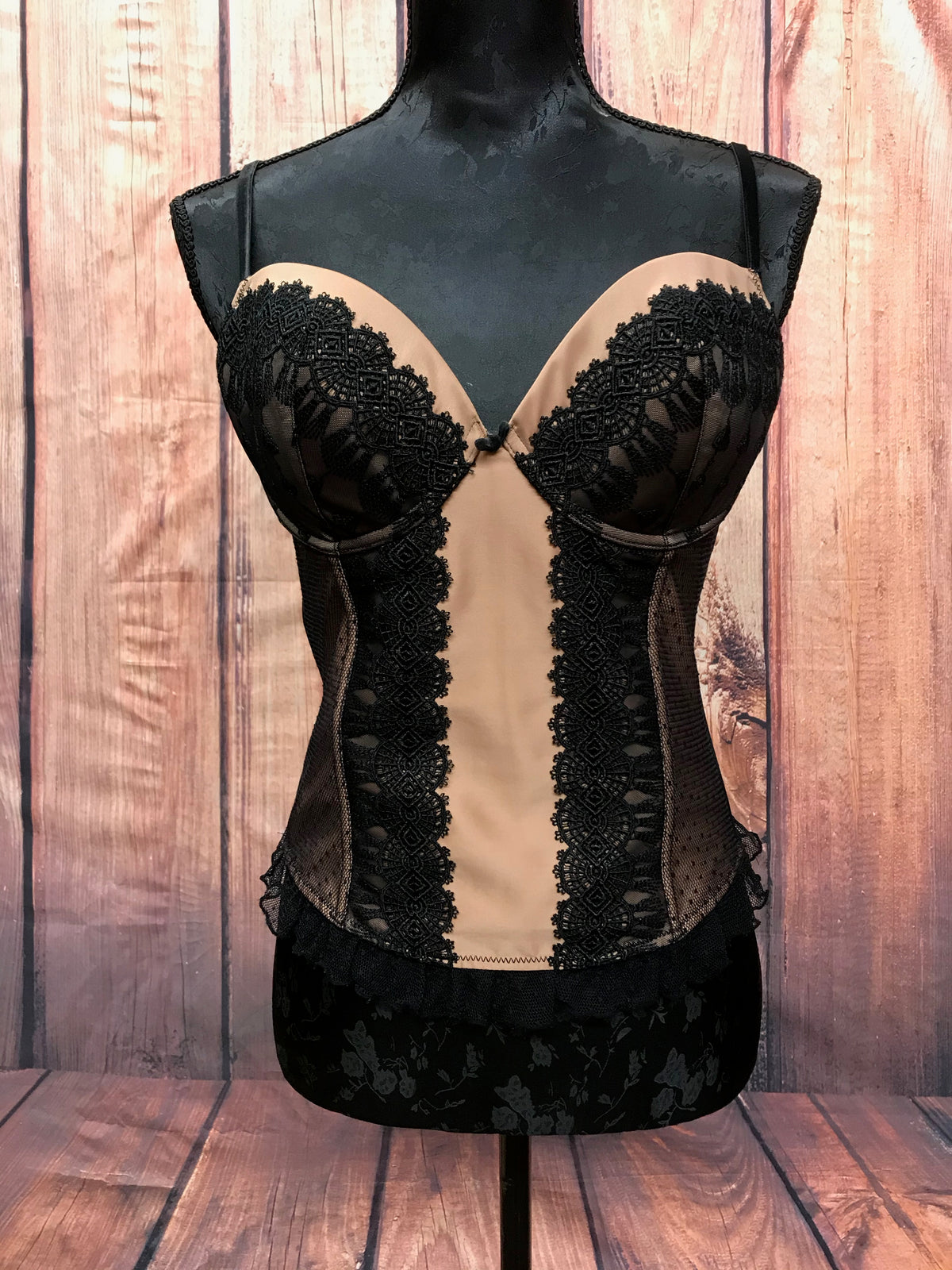 Corsage vintage occasion corset top steampunk pirate taille 36