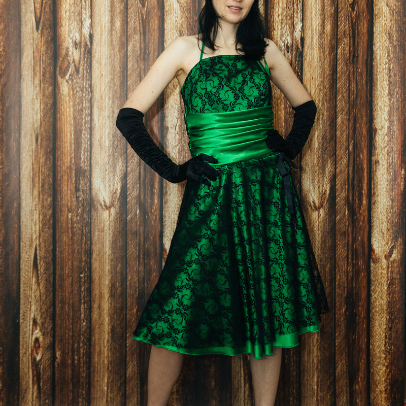 Grünes Charleston Kleid