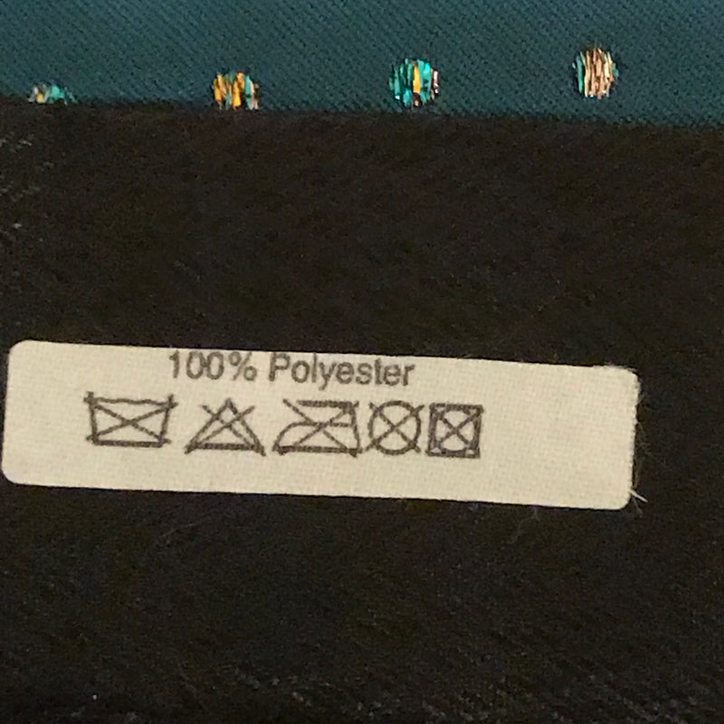 Vintage Kummerbund schwarz/grün mit Schleife und Ziertuch Gr.M - Gr.XXL