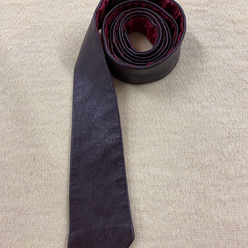 Vintage-Krawatte aus echtem Leder