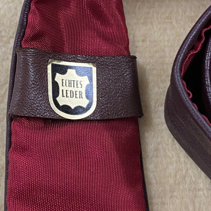 Vintage-Krawatte aus echtem Leder