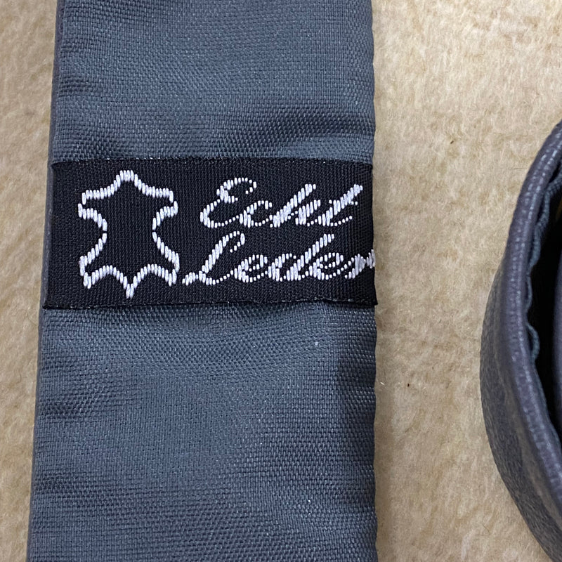 Leder-Krawatte, violett farbend