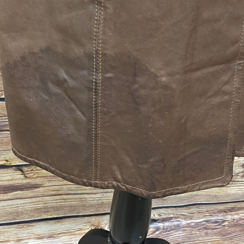 Vintage Ledermantel Gr. 36 – Klassisches Braun