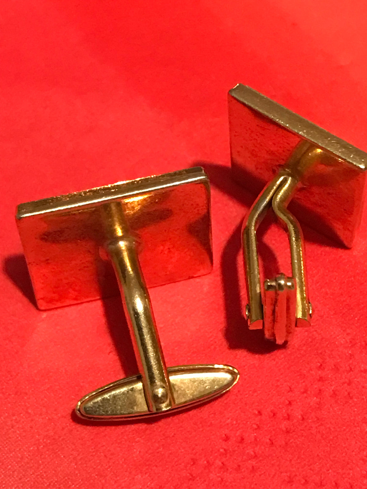 Vintage Manschettenknöpfe goldfarbend