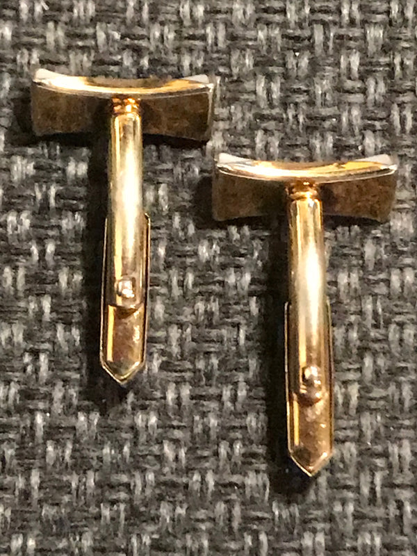 Kleine Manschettenknöpfe mit Permutt