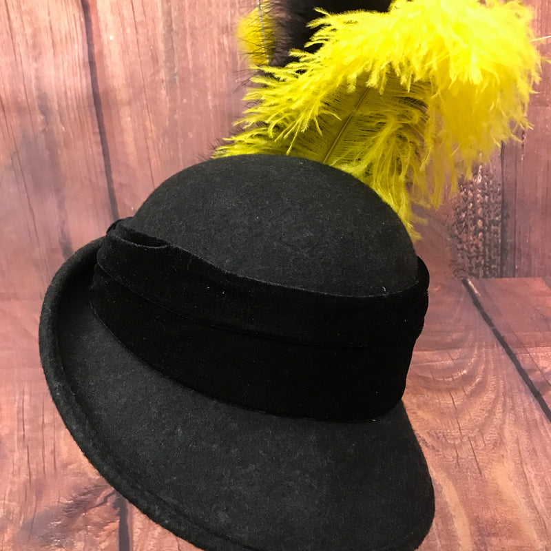 20er Jahre Glockenhut, Cloche, Miss Fisher Hut Gr.57 Unikat, Handmade