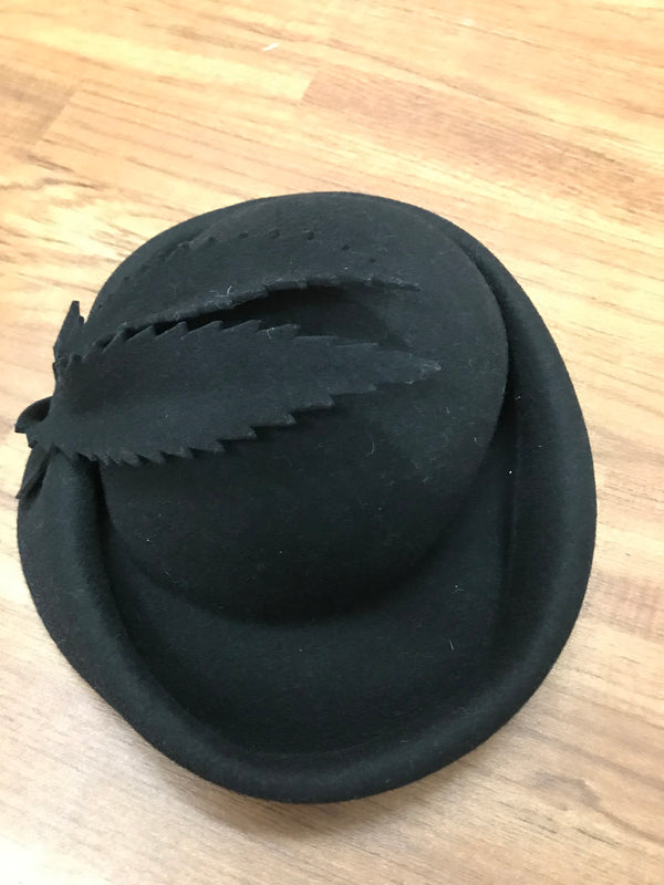 Vintage 50er-Jahre Kleid Gr.38 Secondhand Oldtimer Damen schwarz weiß