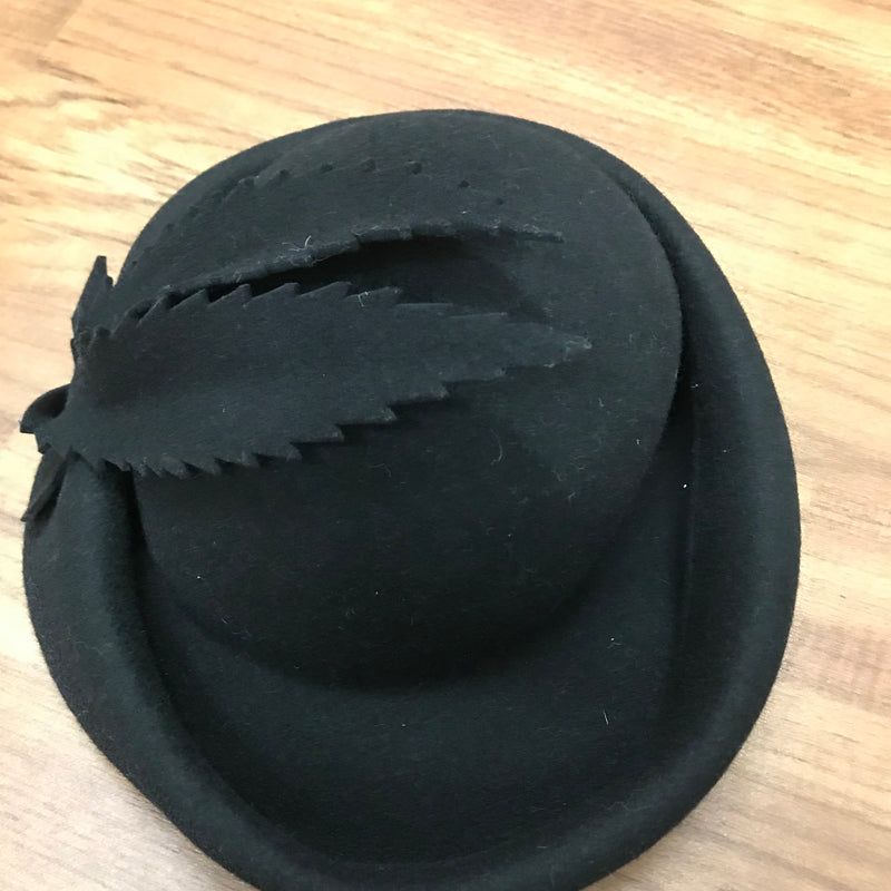 Vintage 50er-Jahre Kleid Gr.38 Secondhand Oldtimer Damen schwarz weiß