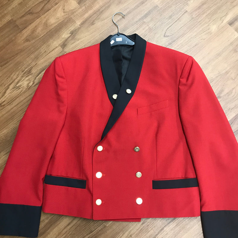 Pagenjacke, Uniform, Hotel, Doorman Gr.52 rot/schwarz