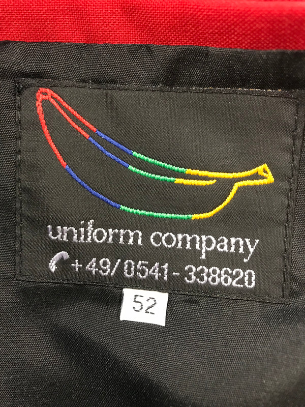 Pagenjacke, Uniform, Hotel, Doorman Gr.52 rot/schwarz