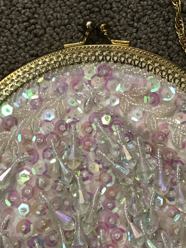 Schicke Pailetten Handtasche im 20er Jahre Stil