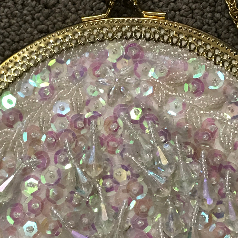 Schicke Pailetten Handtasche im 20er Jahre Stil
