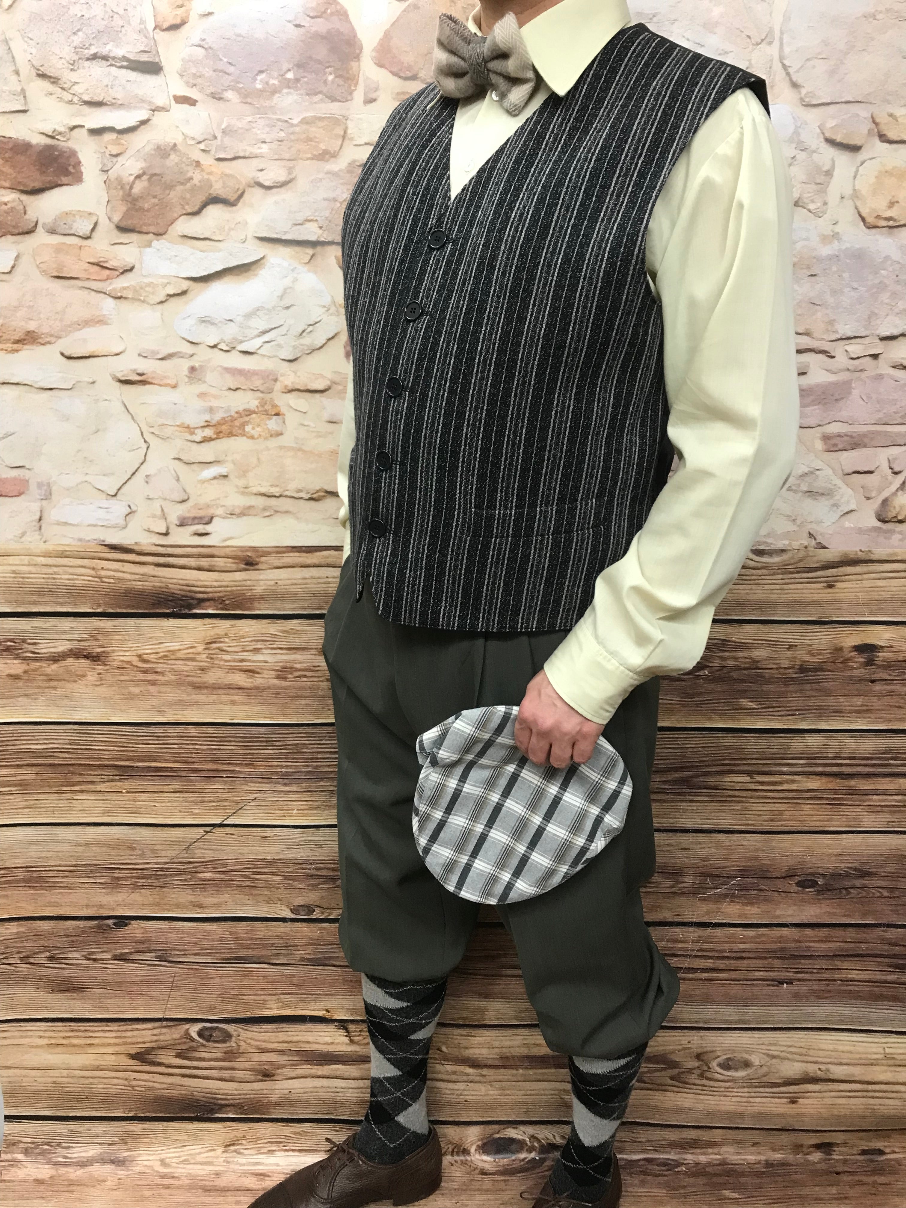 Peaky Blinders Kostüm Gr.48, 20er Jahre Mode mit Knickerbocker
