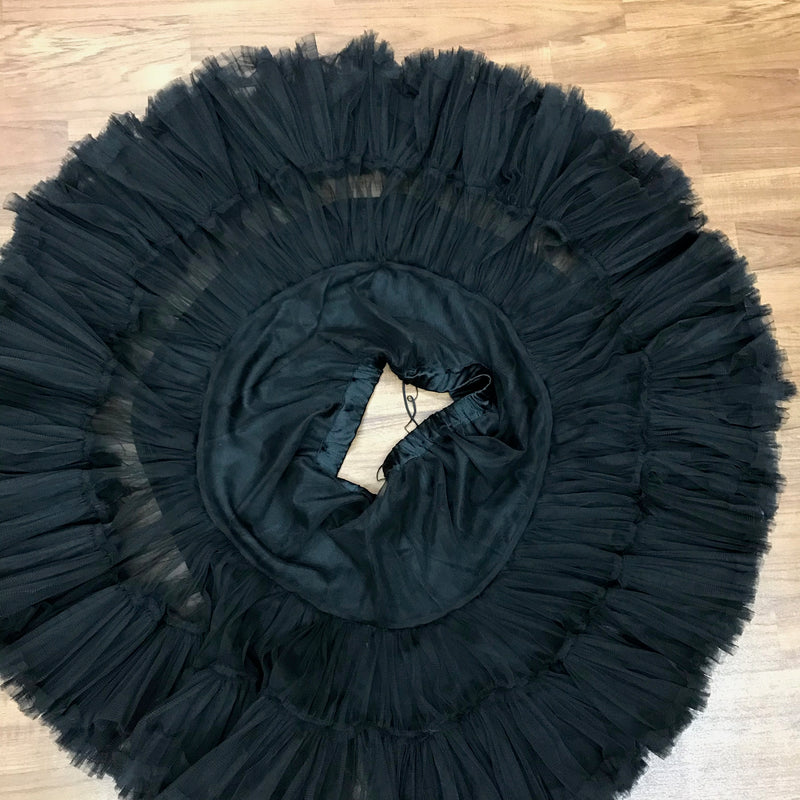 Petticoat 50er Jahre Unterrock, Gr.M in schwarz