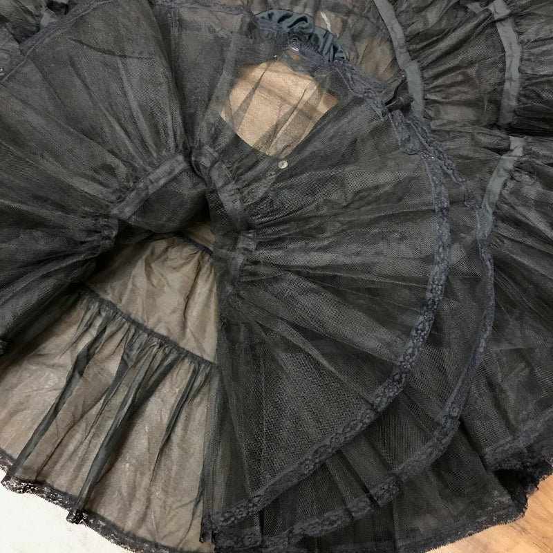 Petticoat 50er Jahre  Stil schwarz, Gr.M
