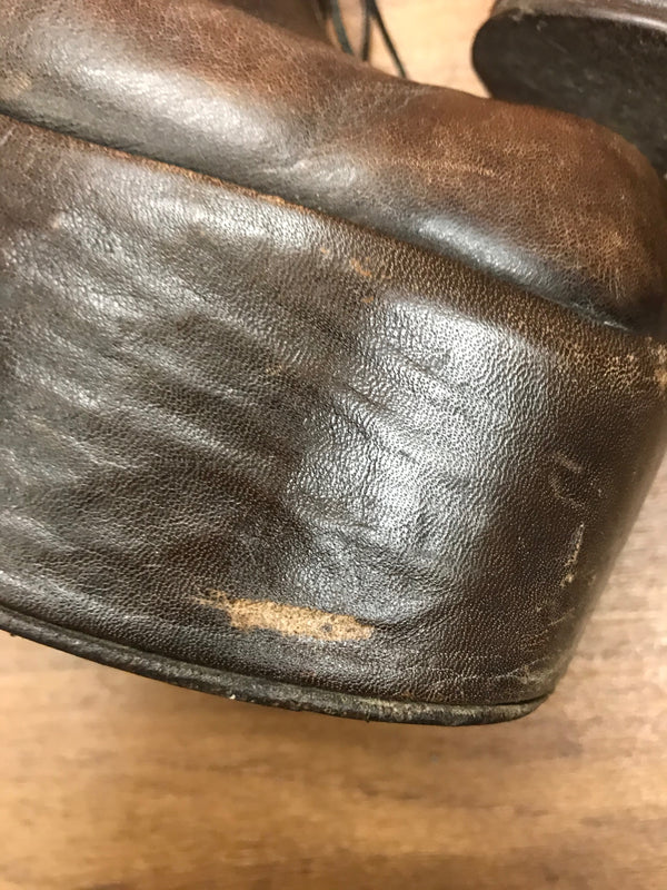 Vintage 70er Jahre Damen Plateauschuhe