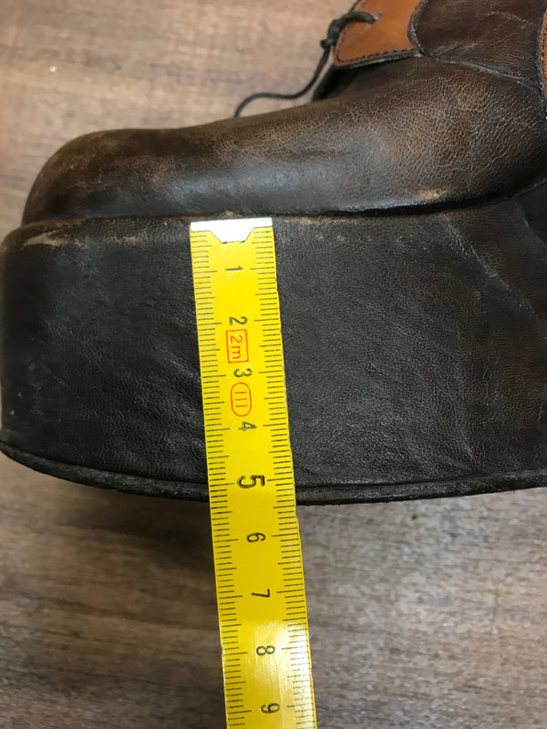 Vintage 70er Jahre Damen Plateauschuhe