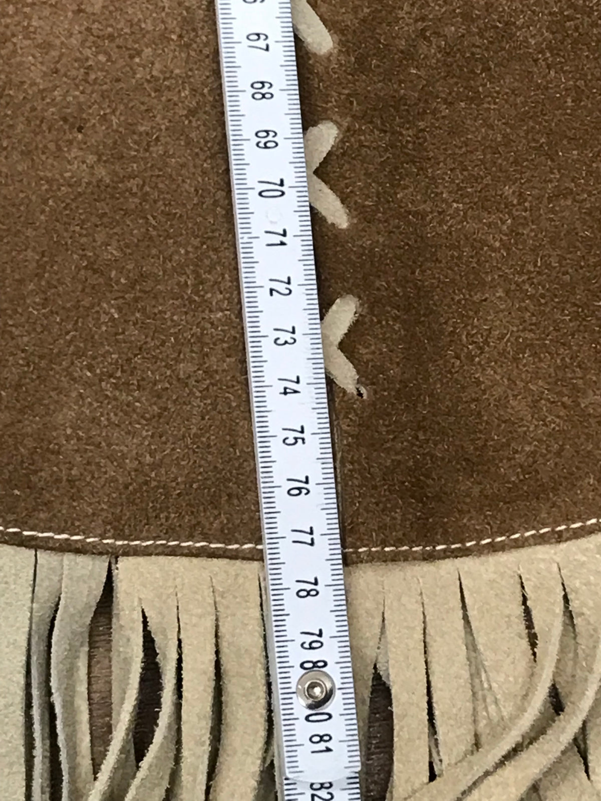 Poncho, cape, cuir, manteau, western, vintage, années 70