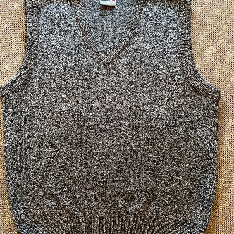 Secondhand Pullunder Pulli Gr.XL grau meliert